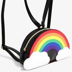 Rainbow Backpack - Leather Texture